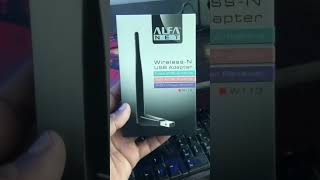 ALFA NET WirelessN USB Adapter w113 Fix 3Dbi Antenna price 800 [upl. by Nathaniel]