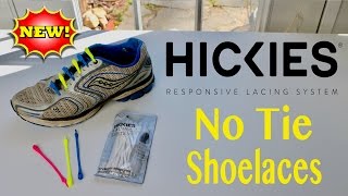 HICKIES ❤️ NO TIE Lacing System  Demo amp Review ✅ [upl. by Karmen]