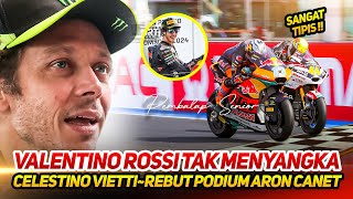 BARU PERTAMA KALI🔥CELESTINO VIETTI JUARA REBUT PODIUMARON CANET DIPERMALUKANVALENTINO ROSSI BANGGA [upl. by Tnahsarp19]