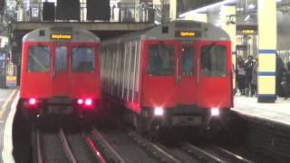 London Underground District Line Aldgate East Station [upl. by Collins]