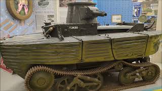 British L1E3 Light Amphibious Tank prototype close up at The Tank Museum  Bovington [upl. by Nikolos554]