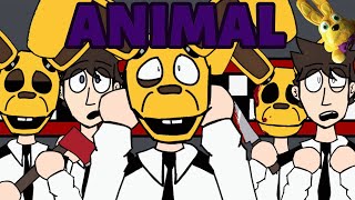 FNaF William Afton short animation  “Animal” by The Living Tombstone [upl. by Neville]