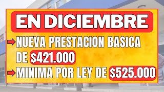 ✋🏻Jubilación MINIMA de💲525000 Según ley de movilidad  PRESTACION BASICA de💲421000  Cuanto cobro [upl. by Nojram937]