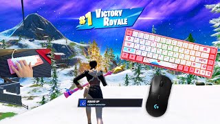 AKKO 3068 Tokyo Keyboard Sounds 😴 ASMR 😍 NEW Chapter 3 Fortnite Full Game Gameplay 240FPS [upl. by Honor128]