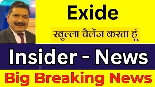 exide share news today  exide stock latest news today  exide stock analysis  Exide share [upl. by Celeski]