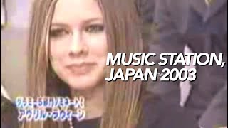 Avril Lavigne  Music Station Interview 2003 RARE [upl. by Netsrijk]