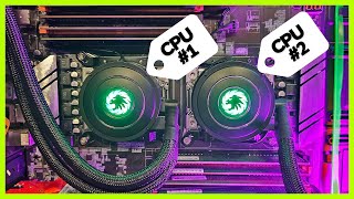 Are DUAL CPU builds really THAT BAD Xeon E52643 V3 RX 6700 XT [upl. by Maro928]