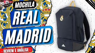 Mochila Adidas Real Madrid 2324 IA2983  REVIEW E ANÁLISE [upl. by Ydollem]