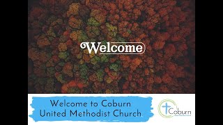 Welcome to COBURN UMC  930 am Worship  October 27 2024 Rebroadcast [upl. by Siouxie]