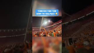 The goal post is DOWN at Tennessee 😅 via nextroundliveTT [upl. by Ltsyrk]