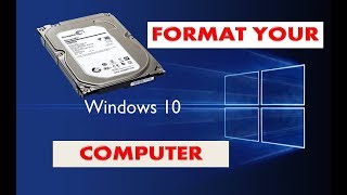 How to format your PC and Clean Install Windows 10 Use bootable USBDVD [upl. by Anuhsal]