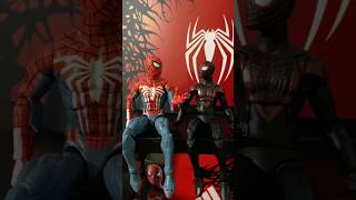 SpiderMan vs SpiderMan spiderman2ps5 peterparker milesmorales spiderman marvelegends [upl. by Anir]