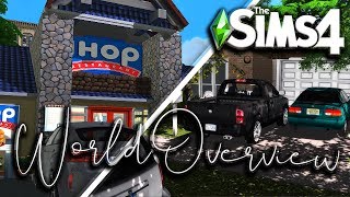 I created the most REALISTIC WORLD in The Sims 4  IHOP Walmart Custom Apartments amp More [upl. by Aeneas]