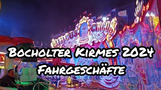 Bocholter Kirmes 2024 Fahrgeschäfte [upl. by Attalanta240]