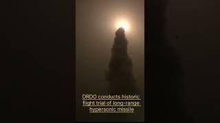 DRDO conducts historic flight trial longrange hypersonic missile astronomyfactsindiashine facts [upl. by Nytsrik713]