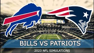 Buffalo Bills vs New England Patriots NFL Today Week 7 2023 Full Game Highlights Madden 24 Sim [upl. by Tiena]