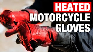 12V Vanguard Heated Motorcycle Gloves  Gerbing Heated Clothing [upl. by Llenyl]