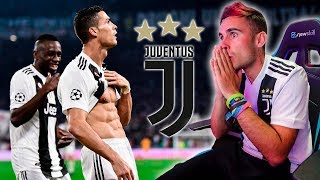 REACCIONO a los GOLES de CRISTIANO RONALDO en la JUVENTUS ÉPICO [upl. by Nirik]