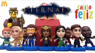 Cajita Feliz  ETERNALS de Marvel Studios  McDonald´s Colección Completa Noviembre 2021  TOY SHOTS [upl. by Aleemaj634]