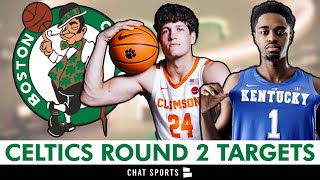 Celtics Draft Targets Before 2024 NBA Draft Day 2 Kyle Filipowski Antonio Reeves amp PJ Hall [upl. by Electra]