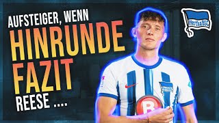 FAZIT 25 Punkte nach 17 Spielen Aufstieg oder Mittelmaß 🏟 Hertha News [upl. by Nollahp]