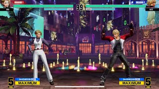 The King Of Fighters XV  King vs Rock Howard KOF15 Hard AI KOFXV [upl. by Sivia]