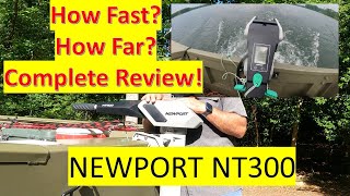 Electric Outboard Motor Review  Newport NT300 3HP Electric outboard  Best bang for the buck [upl. by Anhpad]