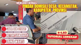 Cara Cabut Berkas Pindah Domisili yang Benar [upl. by Enelkcaj547]