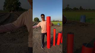 सबसे बड़ा मिर्ची पटाखा crackerstesting firecrackers comedy experiment funny [upl. by Tiny]