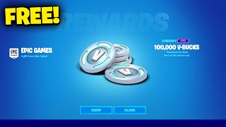 How to Get FREE VBUCKS in Fortnite 2024 [upl. by Wyler]