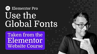 Elementor Global Fonts [upl. by Kelam]