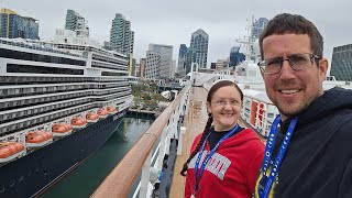 on Holland America Zaandam in San Diego ready for 14 day cruise to Mexico March 30th 2024 [upl. by Eneri501]