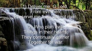 Psalm 140 NKJV  Prayer for Deliverance from Evil Men [upl. by Annocahs]