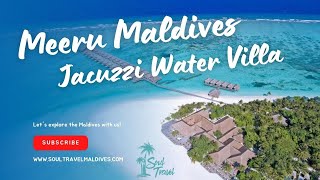 Meeru Maldives Resort Island – Jacuzzi Water Villa – Roomtour [upl. by Fitzger]