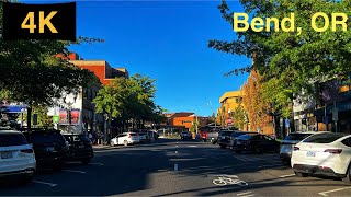 Downtown Bend OR Driving Tour in Fall 2023 [upl. by Maynord]