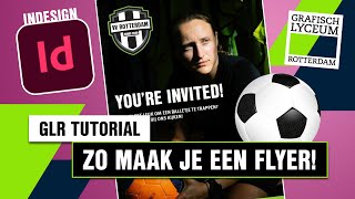 Zo maak je een FLYER in InDesign   GLR Tutorial [upl. by Vivia724]