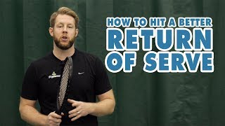 How to HIT a better return of SERVE  Tennis Lesson [upl. by Castillo]