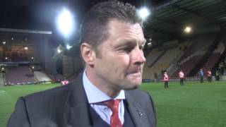 Promotion Steve Cotterill PostMatch Interview [upl. by Johnston]