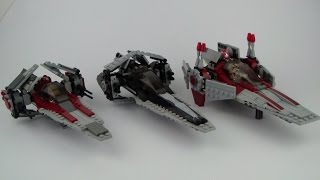 LEGO Star Wars VWing Comparison 6205791575039 [upl. by Boice]