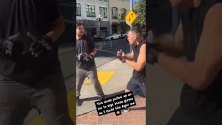 Nate Diaz made this fan earn his autograph by fighting him for it in the street 🤣 [upl. by Esyahc511]