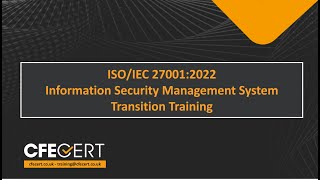 Free Webinar  ISOIEC 270012022 Information Security Management System Transition [upl. by Ylrevaw936]