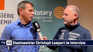 MOTOR TV22 Staatsmeister Bergrennen Christoph Lampert im Interview [upl. by Ardnuahc]