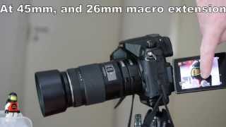 Macro using MeikeNeewer rings and Lumix X 45175mm f456 on GH3 [upl. by Farlie]