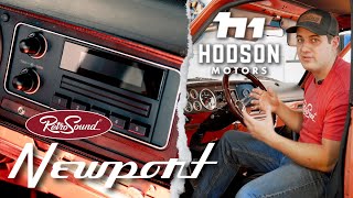 An Overview Of The RetroSound® Newport Radio with Hodson Motors  1978 Dodge RamCharger [upl. by Georgianna]