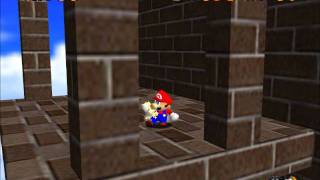 Super Mario 64  Whomp Fortress  100 Coins  14120 [upl. by Ahtelat787]