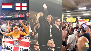 England Fans Crazy Reactions To Watkins LastMinute Goal Against Netherlands And Reaching The Final [upl. by Steddman]