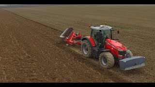 ☆Wiosenne Prace 2021☆ Massey Ferguson 8670  New Holland T6080  CatTH407  Unia Vis On Land [upl. by Ityak]