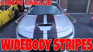 Dodge Charger Widebody Gets Custom Stripes At Griffs Garage [upl. by Yelrac]