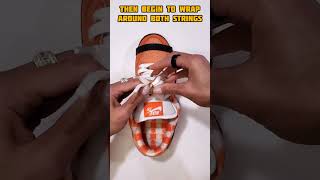 How to Lace nikesb Dunk Low Knot Lace nike howto sneakers shorts [upl. by Adnorahs]