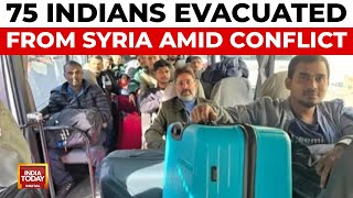 Breaking News 75 India Evacuates From Wartorn Syria Including 44 Pilgrims From JampK  India Today [upl. by Hecklau3]